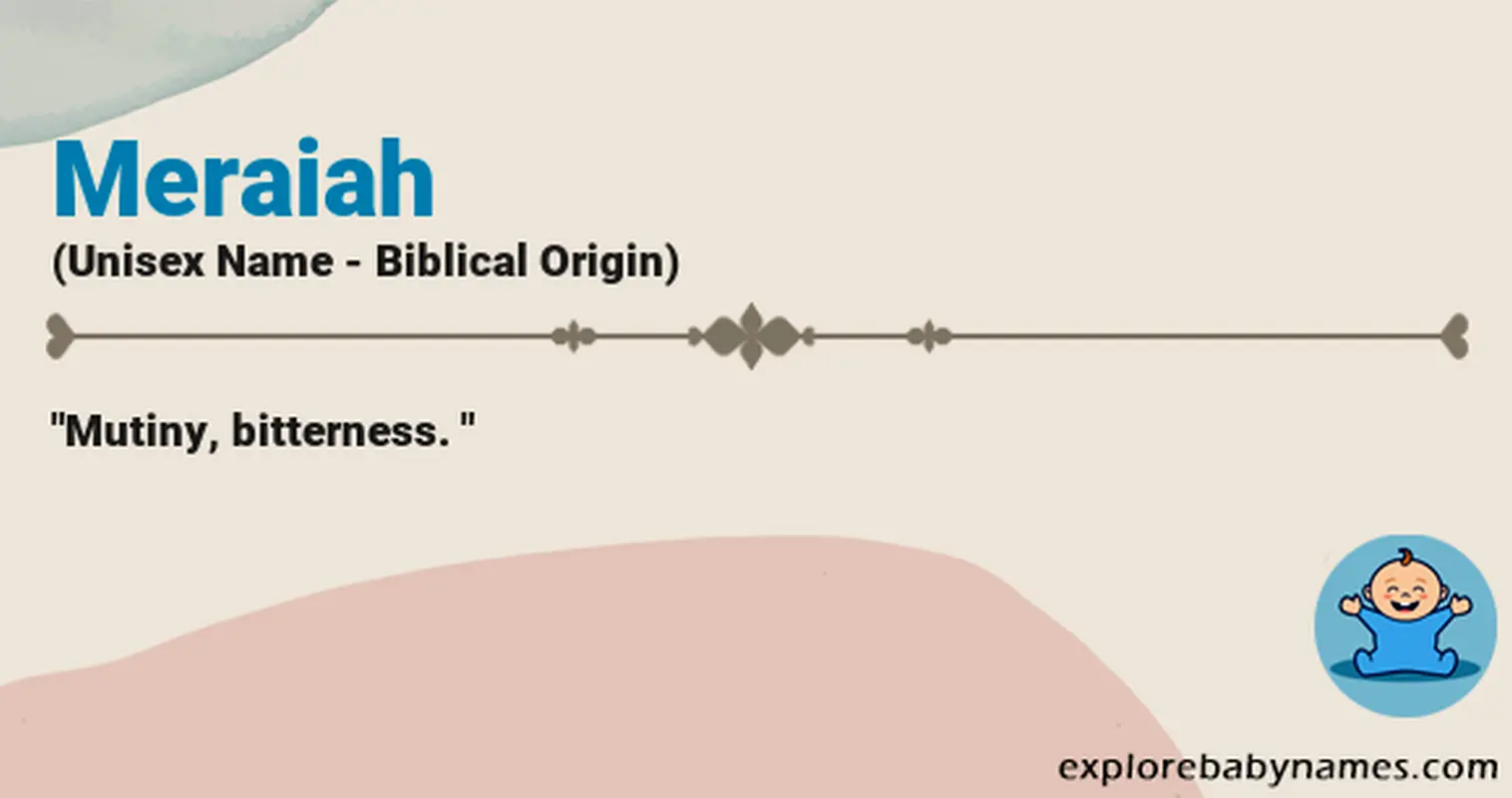 Meaning of Meraiah
