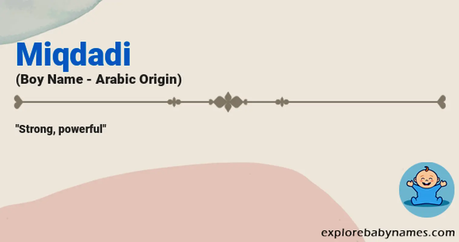Meaning of Miqdadi