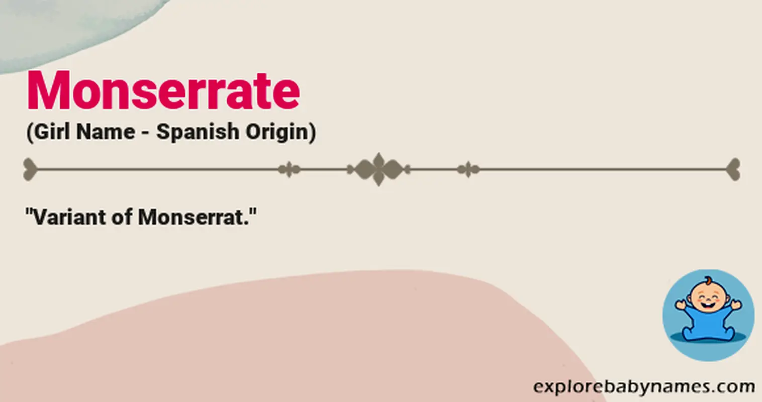 Meaning of Monserrate