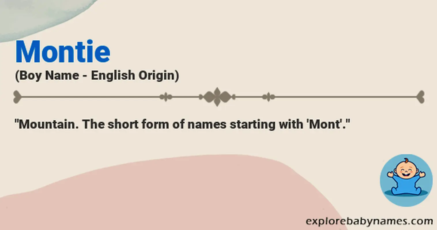 Meaning of Montie