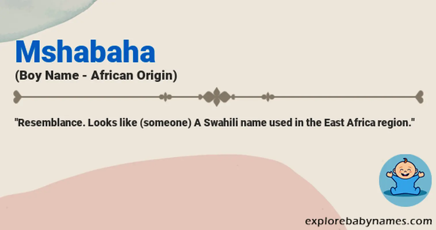 Meaning of Mshabaha