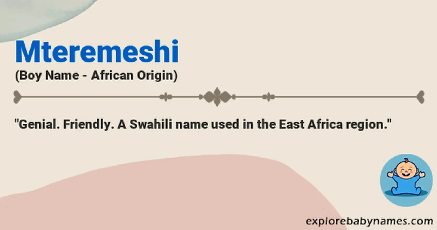 Meaning of Mteremeshi