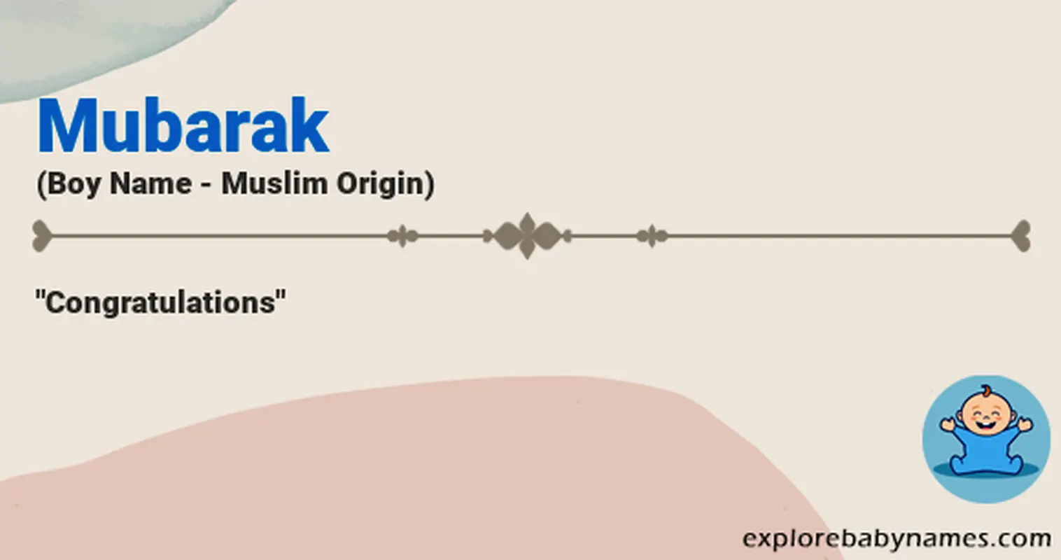 Meaning of Mubarak