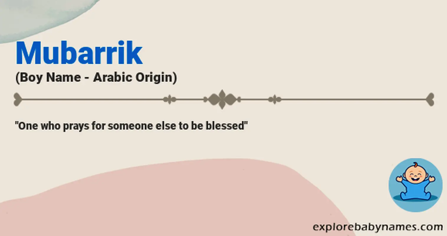 Meaning of Mubarrik
