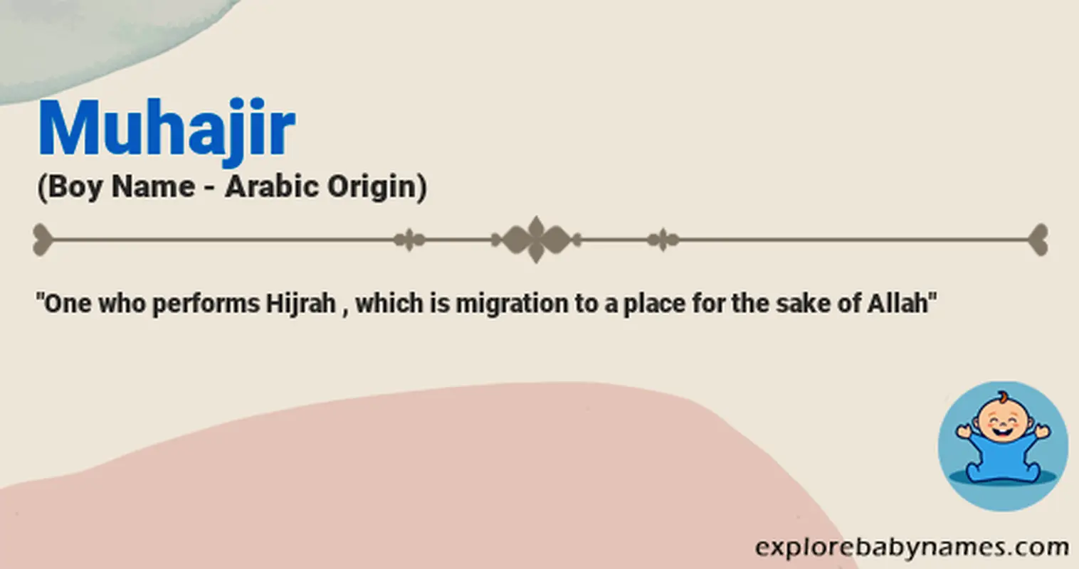 Meaning of Muhajir