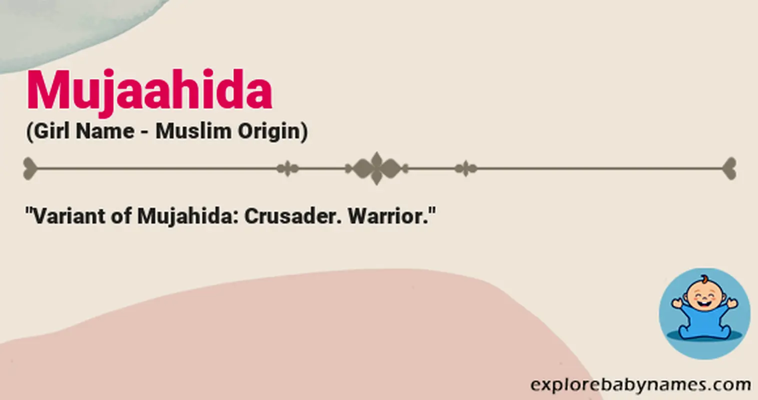 Meaning of Mujaahida