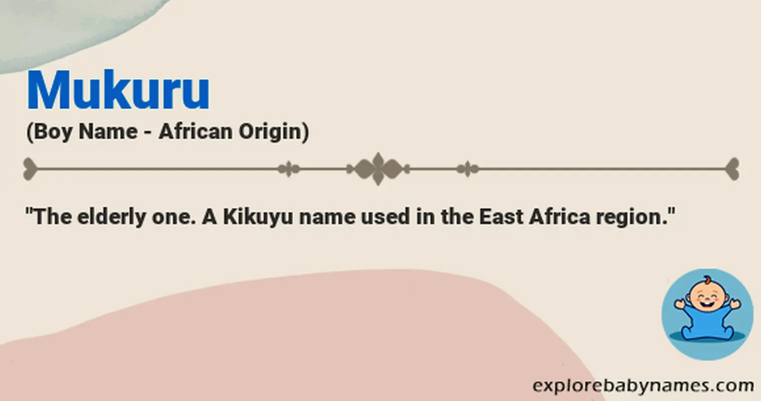 Meaning of Mukuru