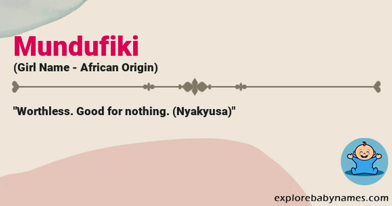 Meaning of Mundufiki