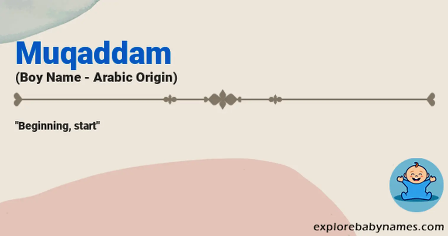 Meaning of Muqaddam