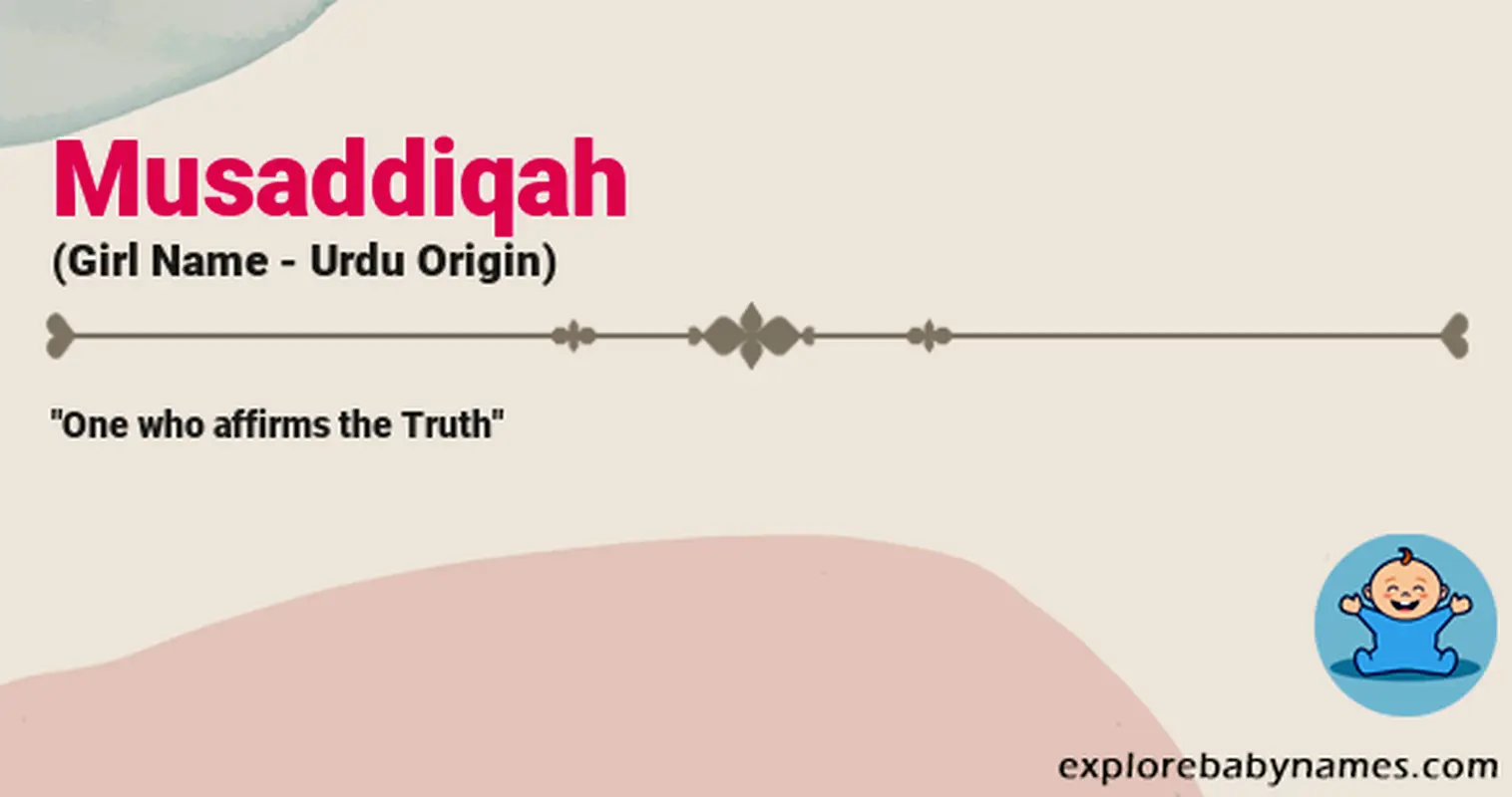 Meaning of Musaddiqah