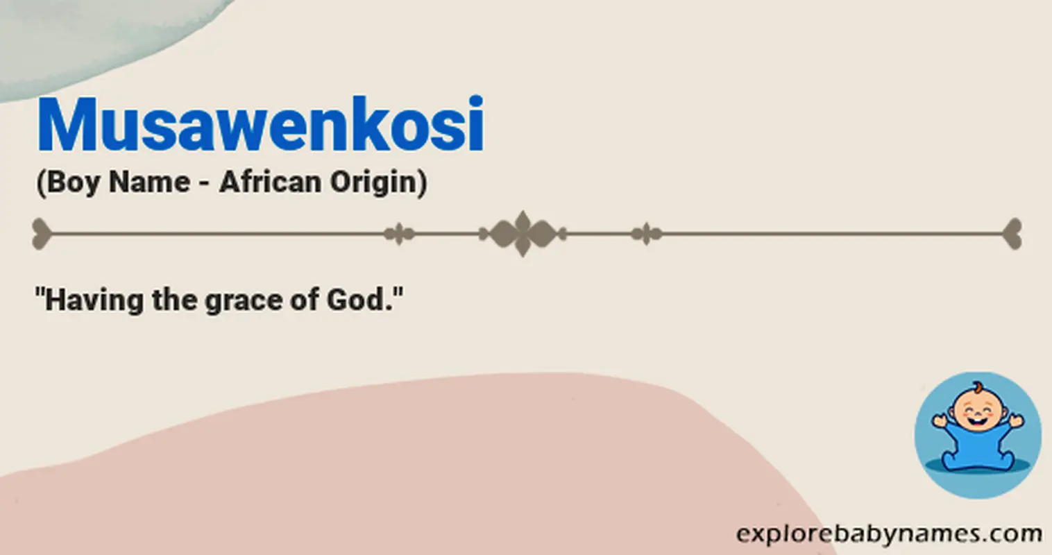 Meaning of Musawenkosi