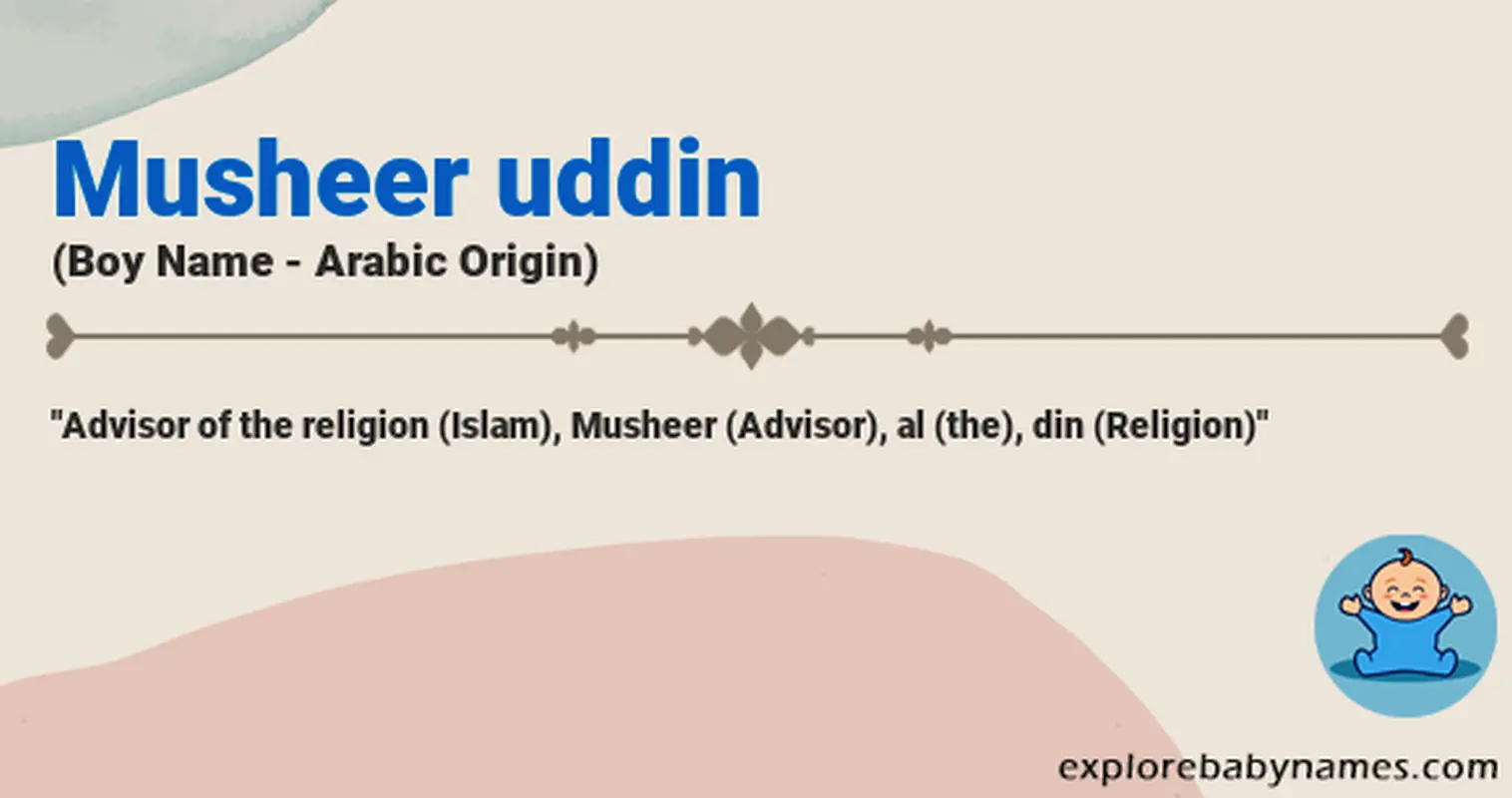 Meaning of Musheer uddin