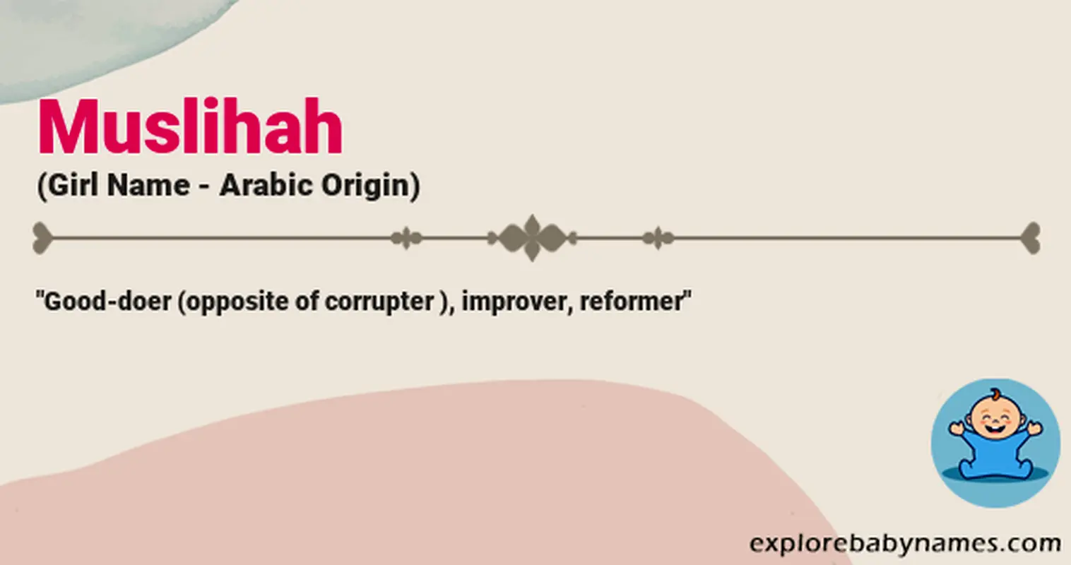 Meaning of Muslihah