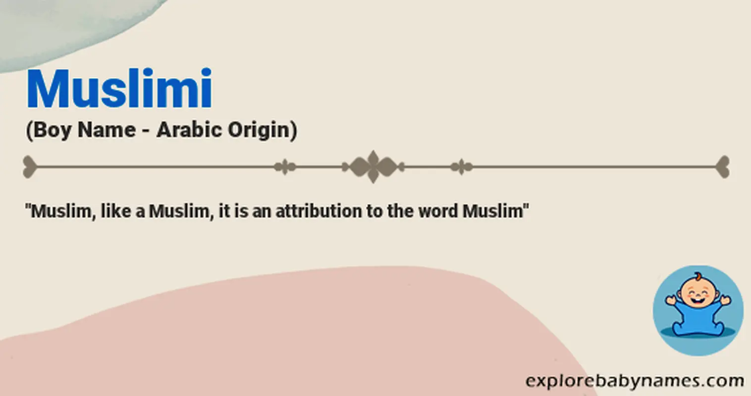 Meaning of Muslimi