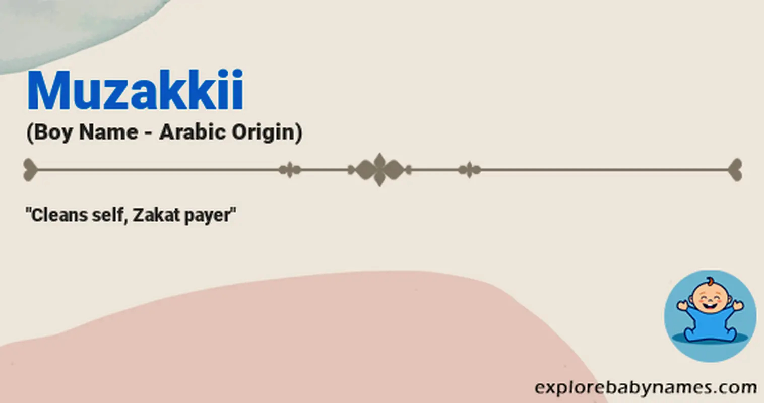 Meaning of Muzakkii