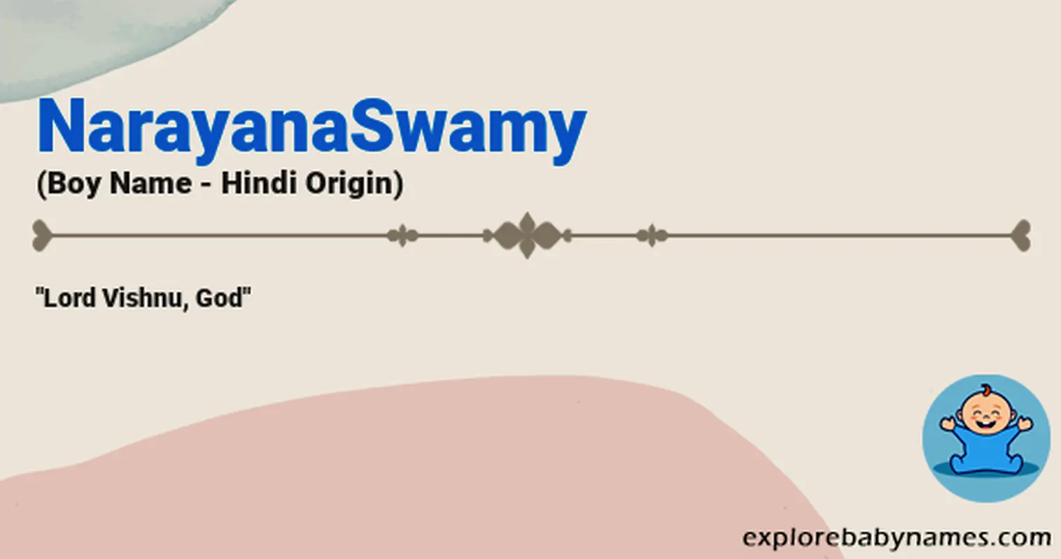 Meaning of NarayanaSwamy