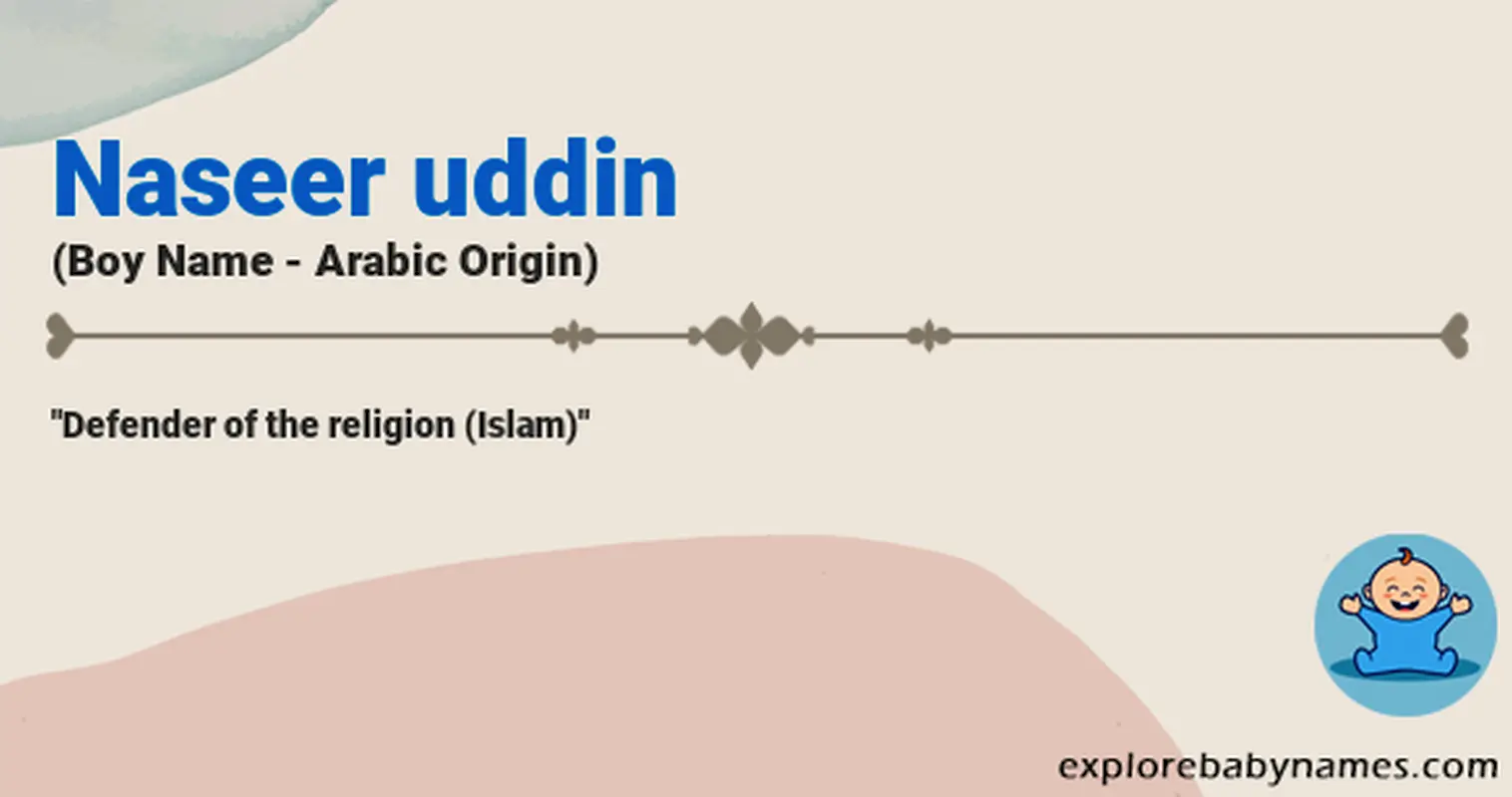 Meaning of Naseer uddin