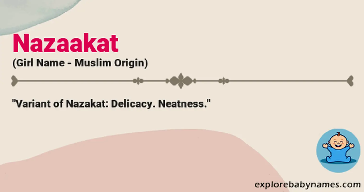 Meaning of Nazaakat
