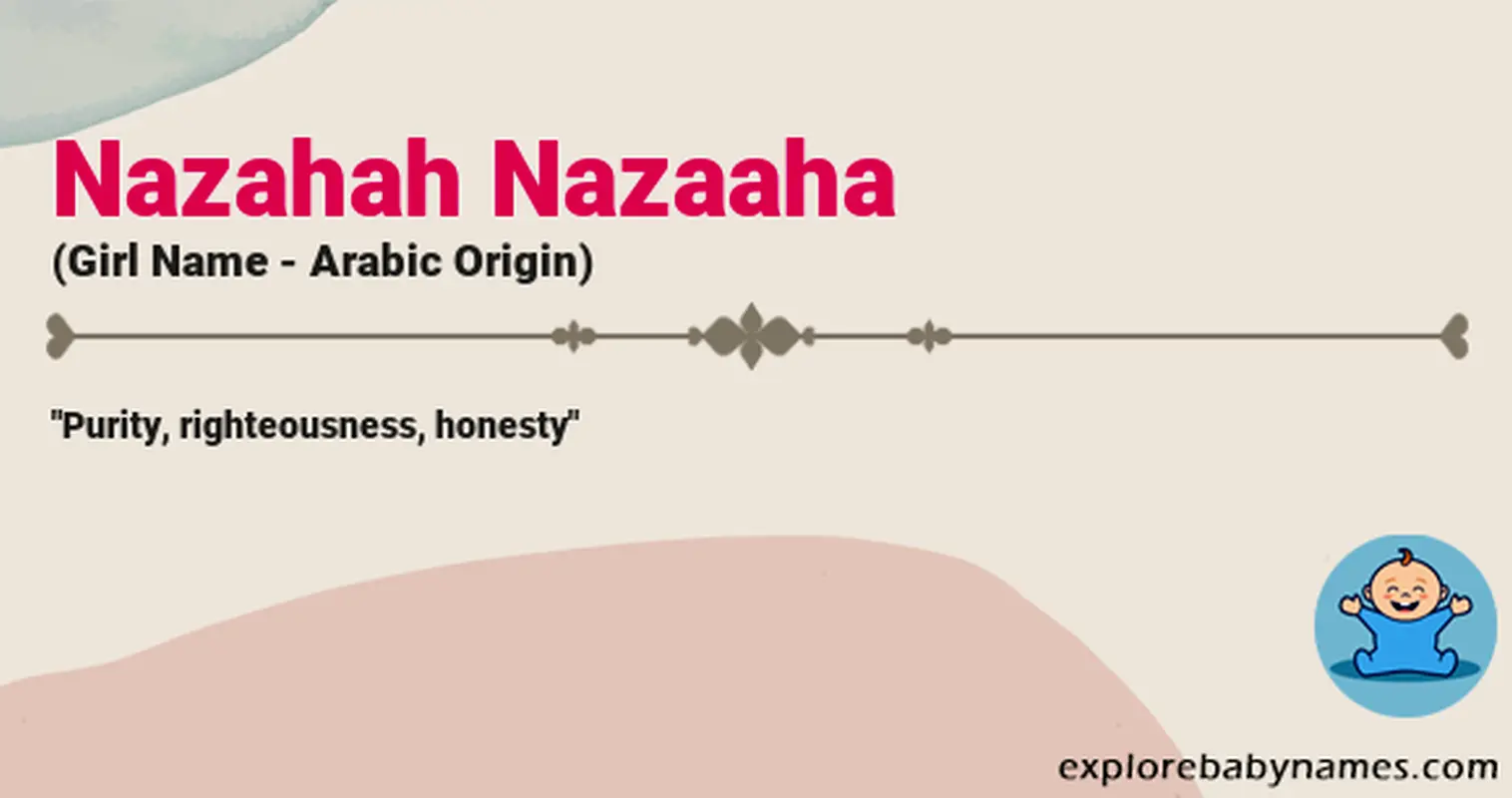 Meaning of Nazahah Nazaaha