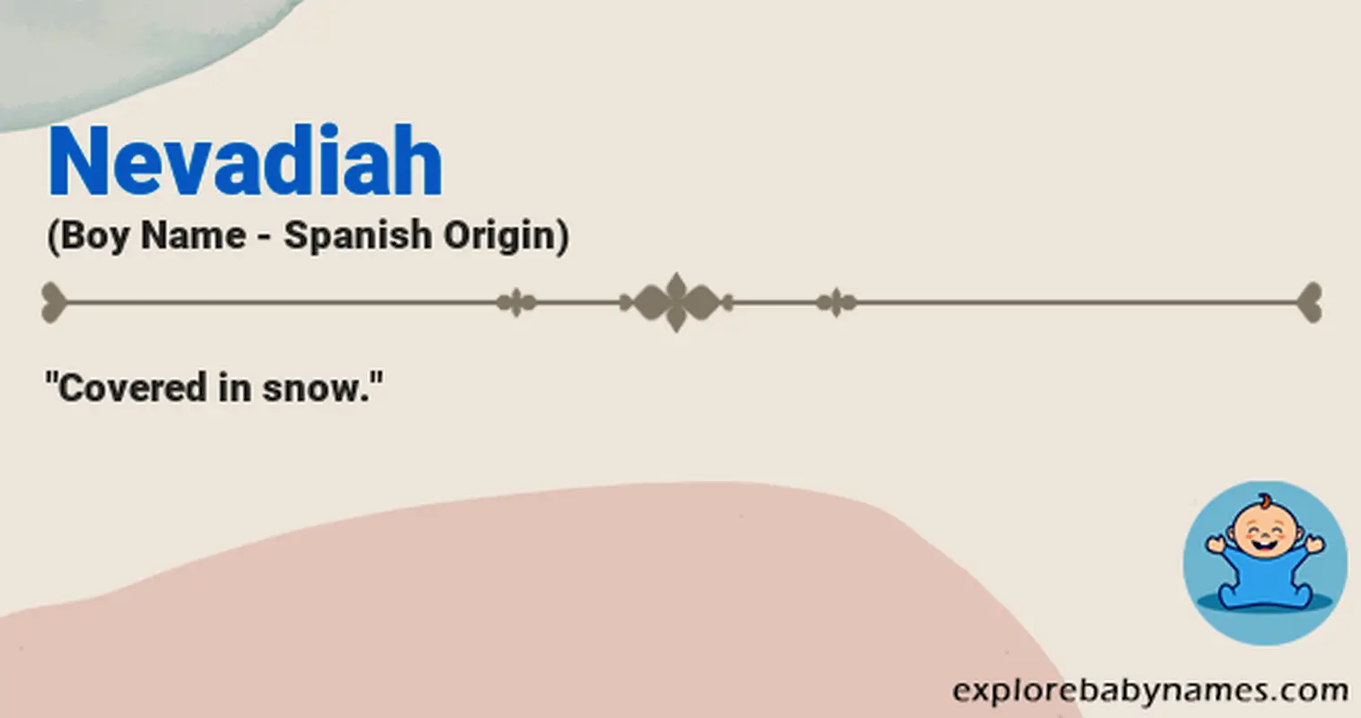 Meaning of Nevadiah