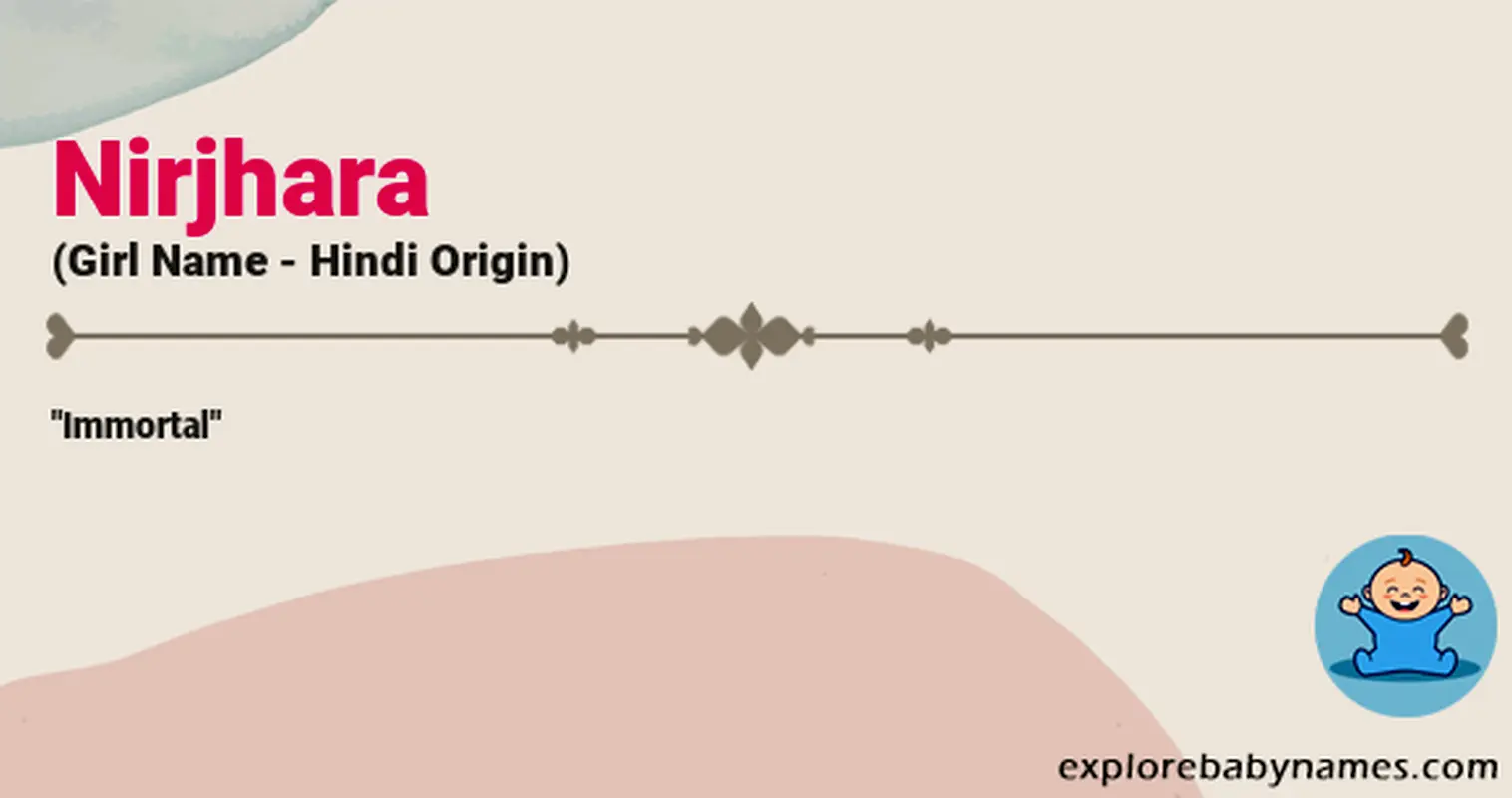 Meaning of Nirjhara