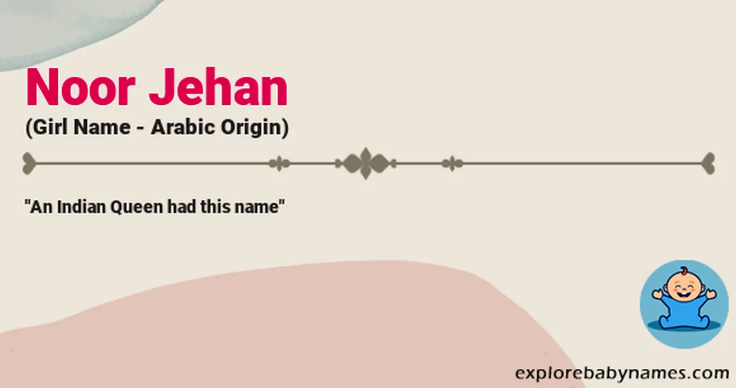 Meaning of Noor Jehan
