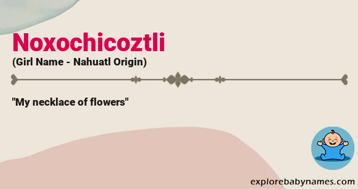 Meaning of Noxochicoztli
