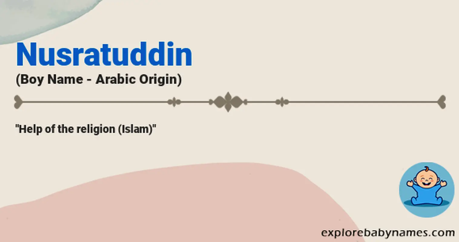 Meaning of Nusratuddin