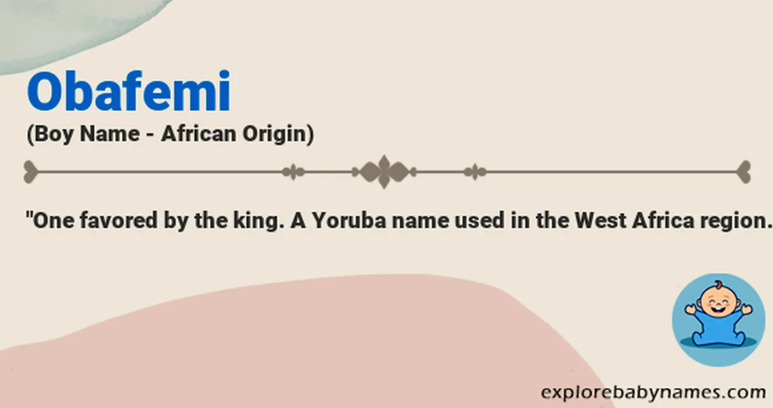 Meaning of Obafemi