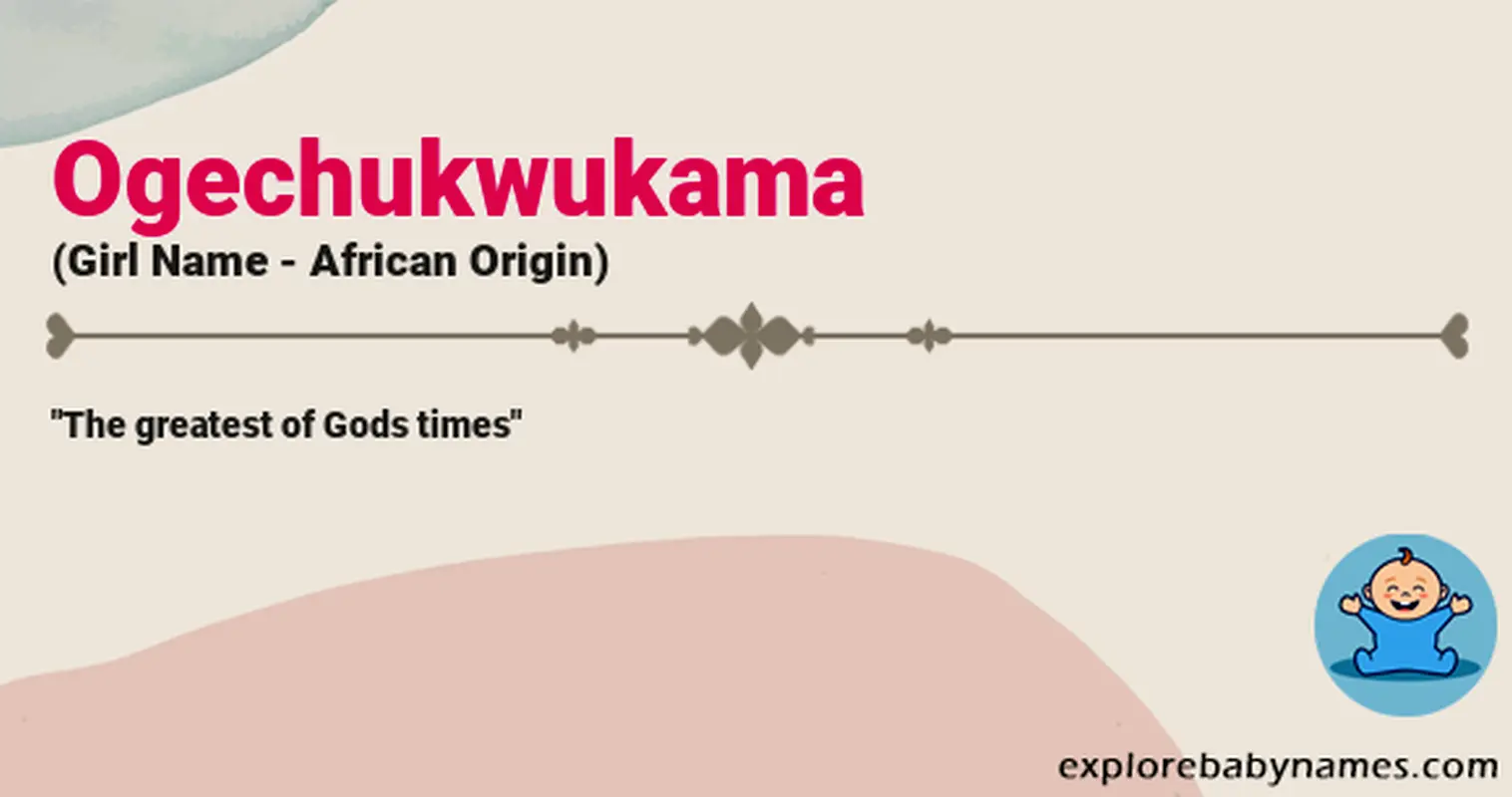 Meaning of Ogechukwukama
