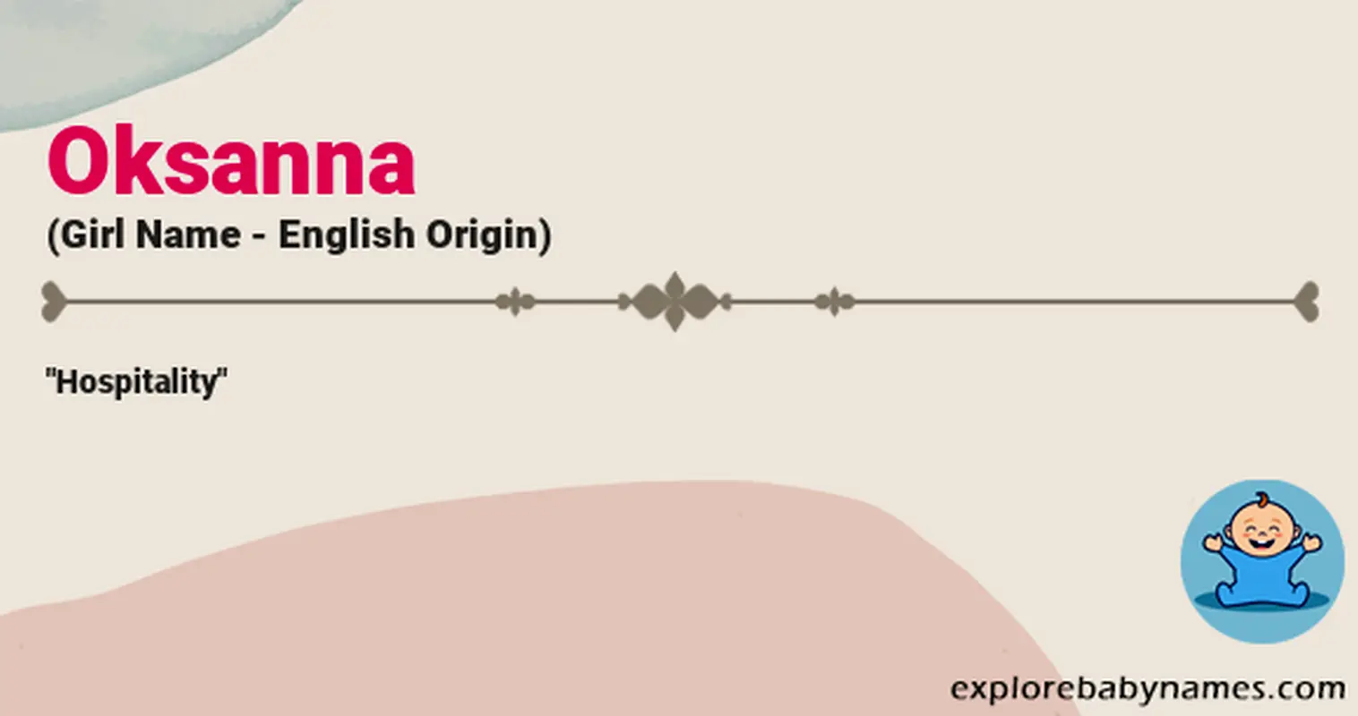 Meaning of Oksanna