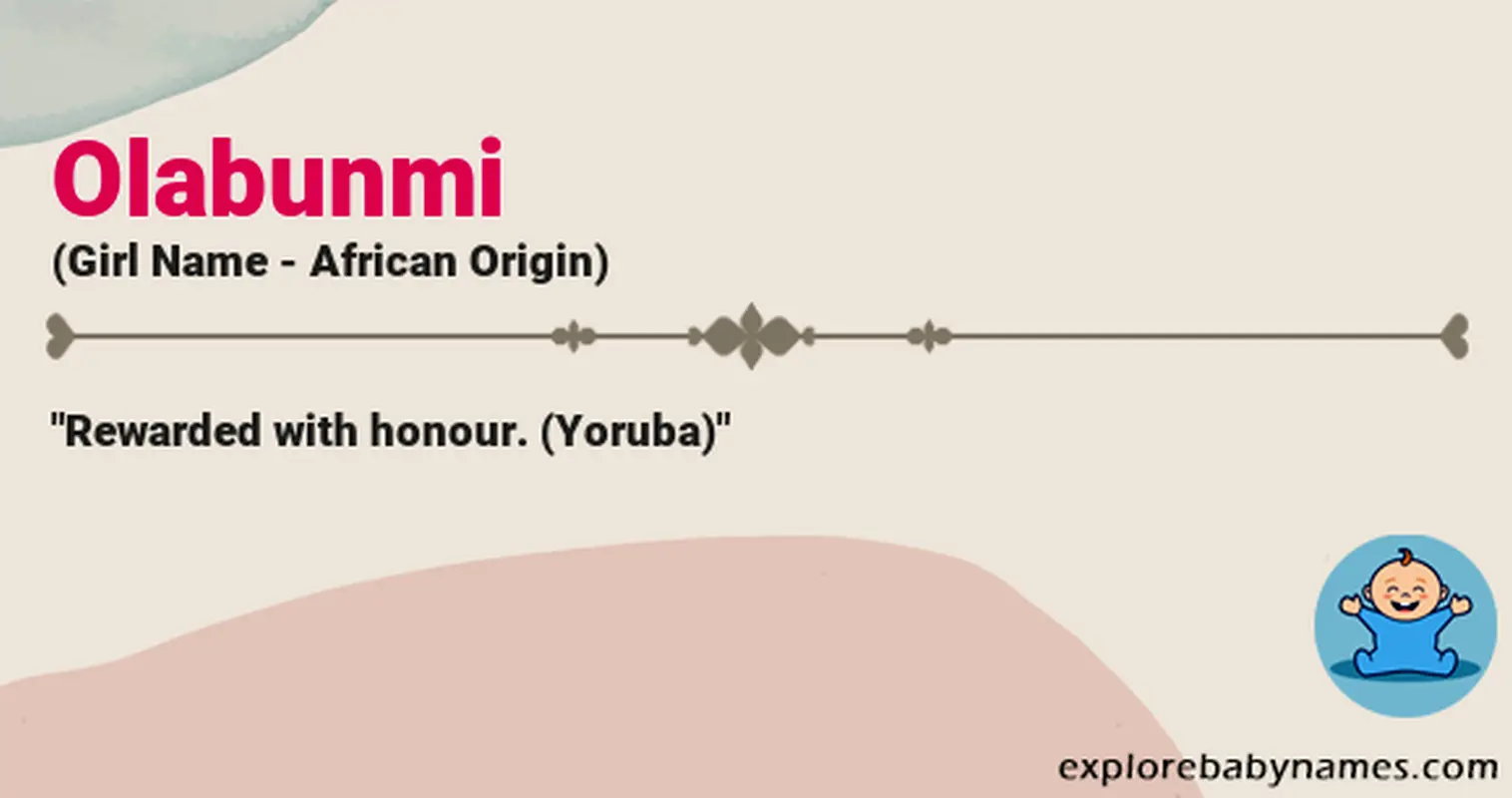 Meaning of Olabunmi