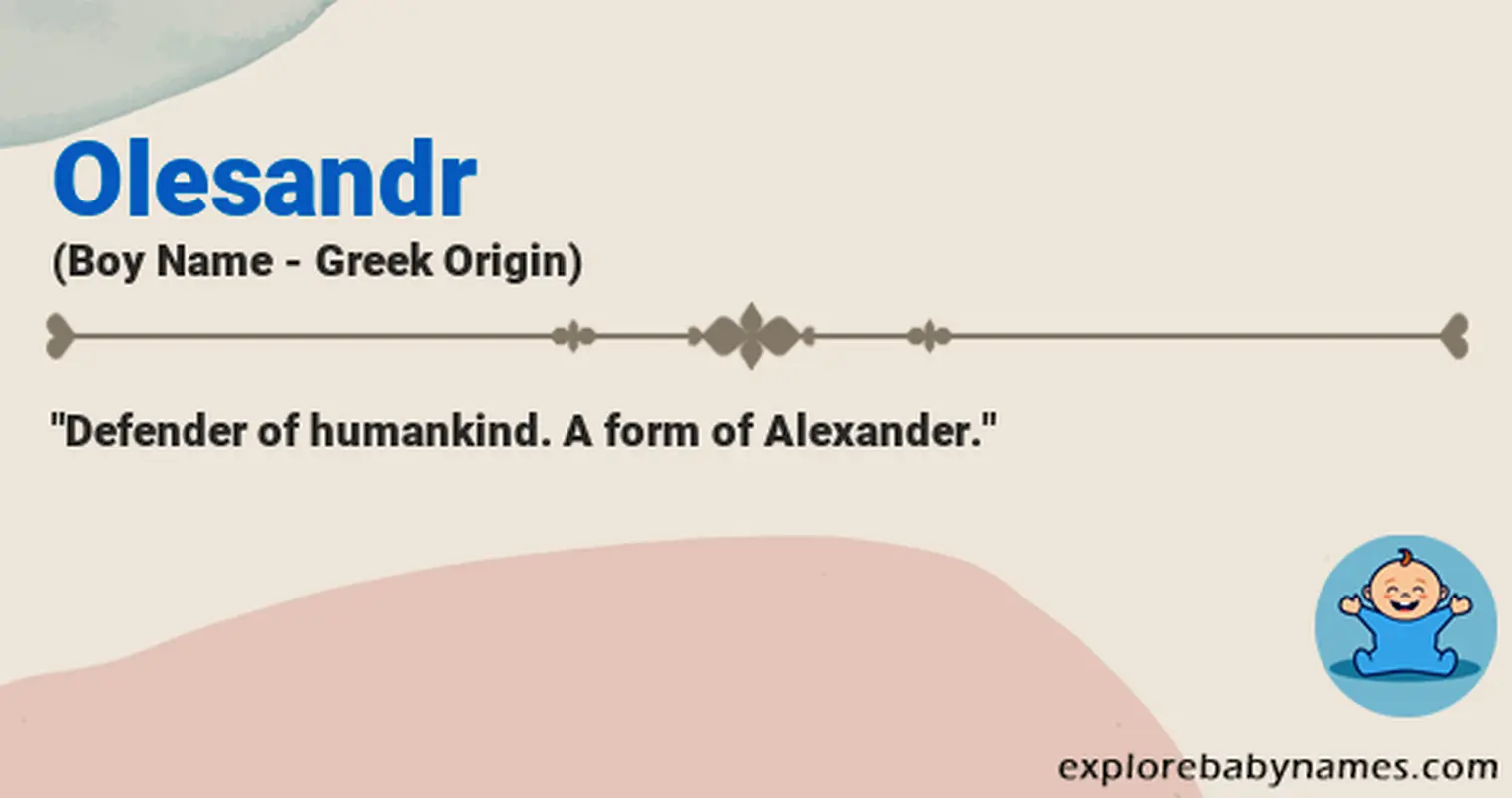 Meaning of Olesandr