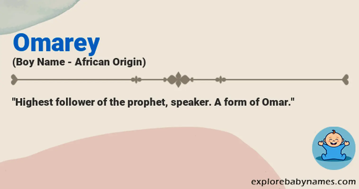 Meaning of Omarey