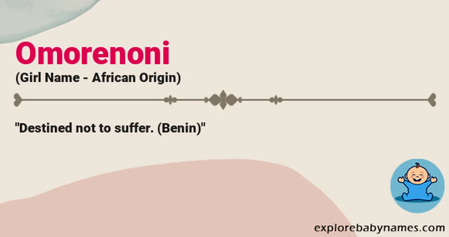 Meaning of Omorenoni