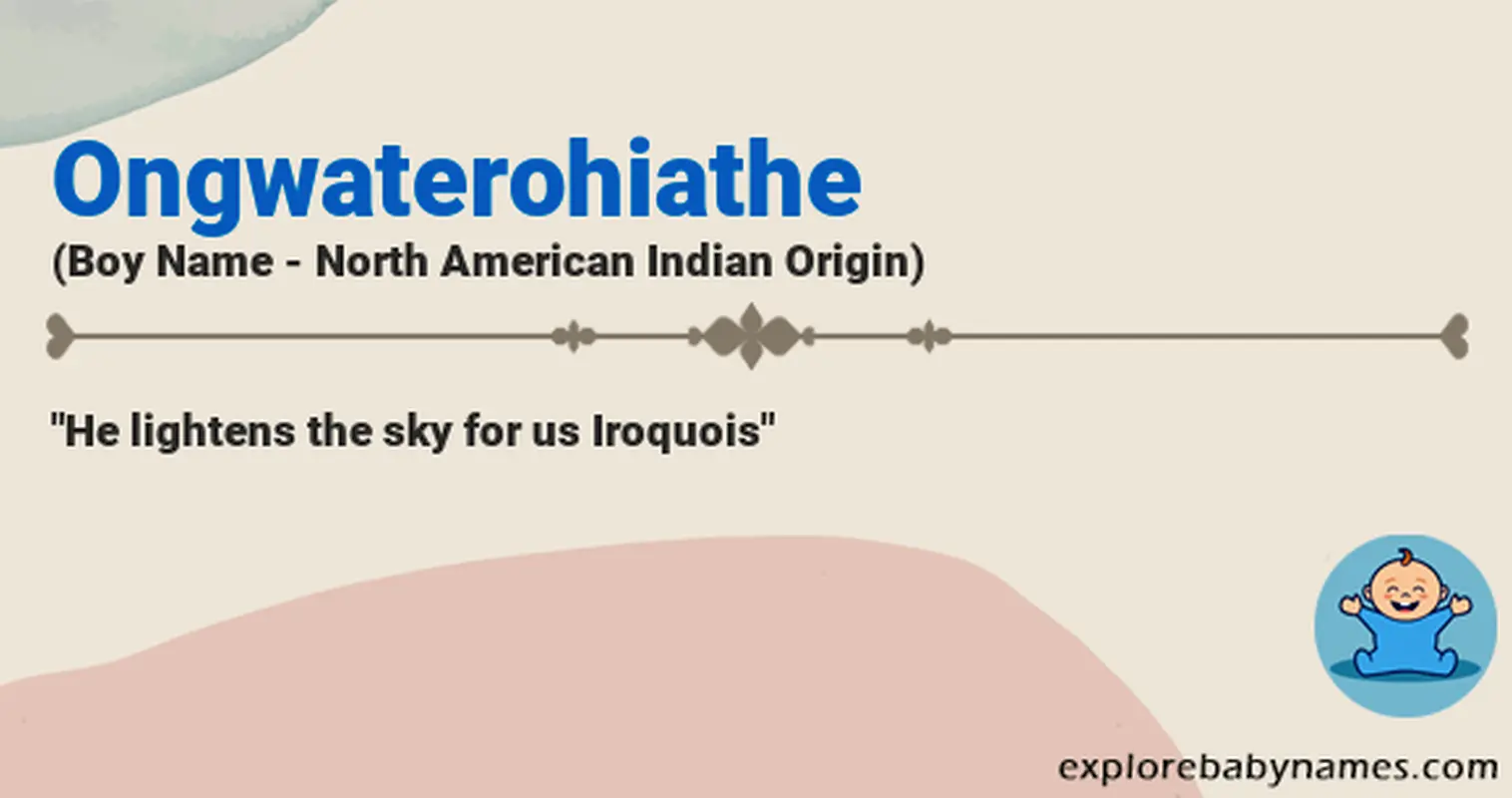 Meaning of Ongwaterohiathe
