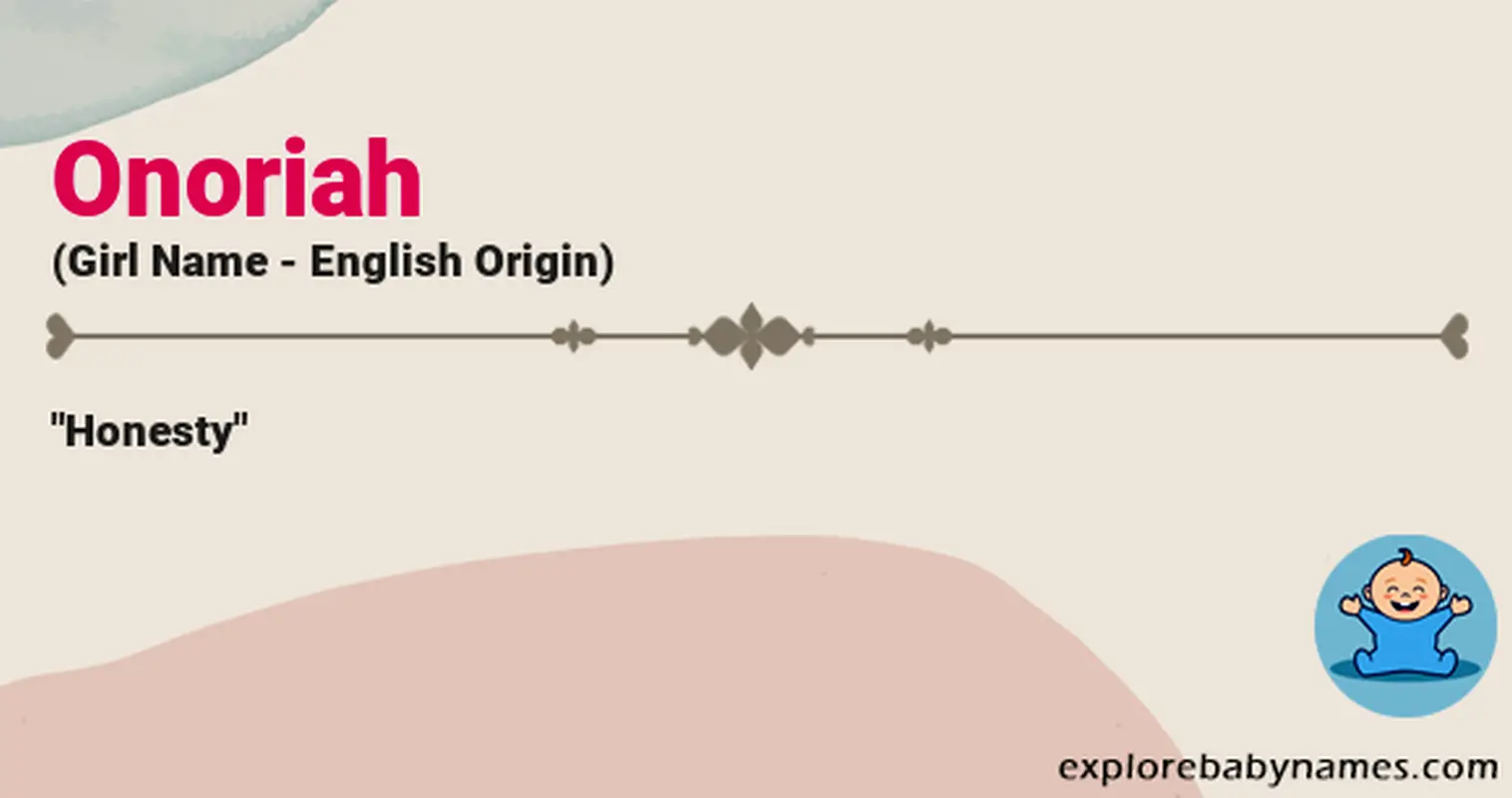 Meaning of Onoriah