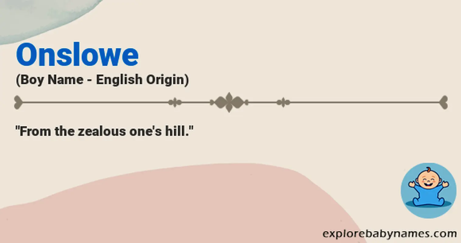 Meaning of Onslowe