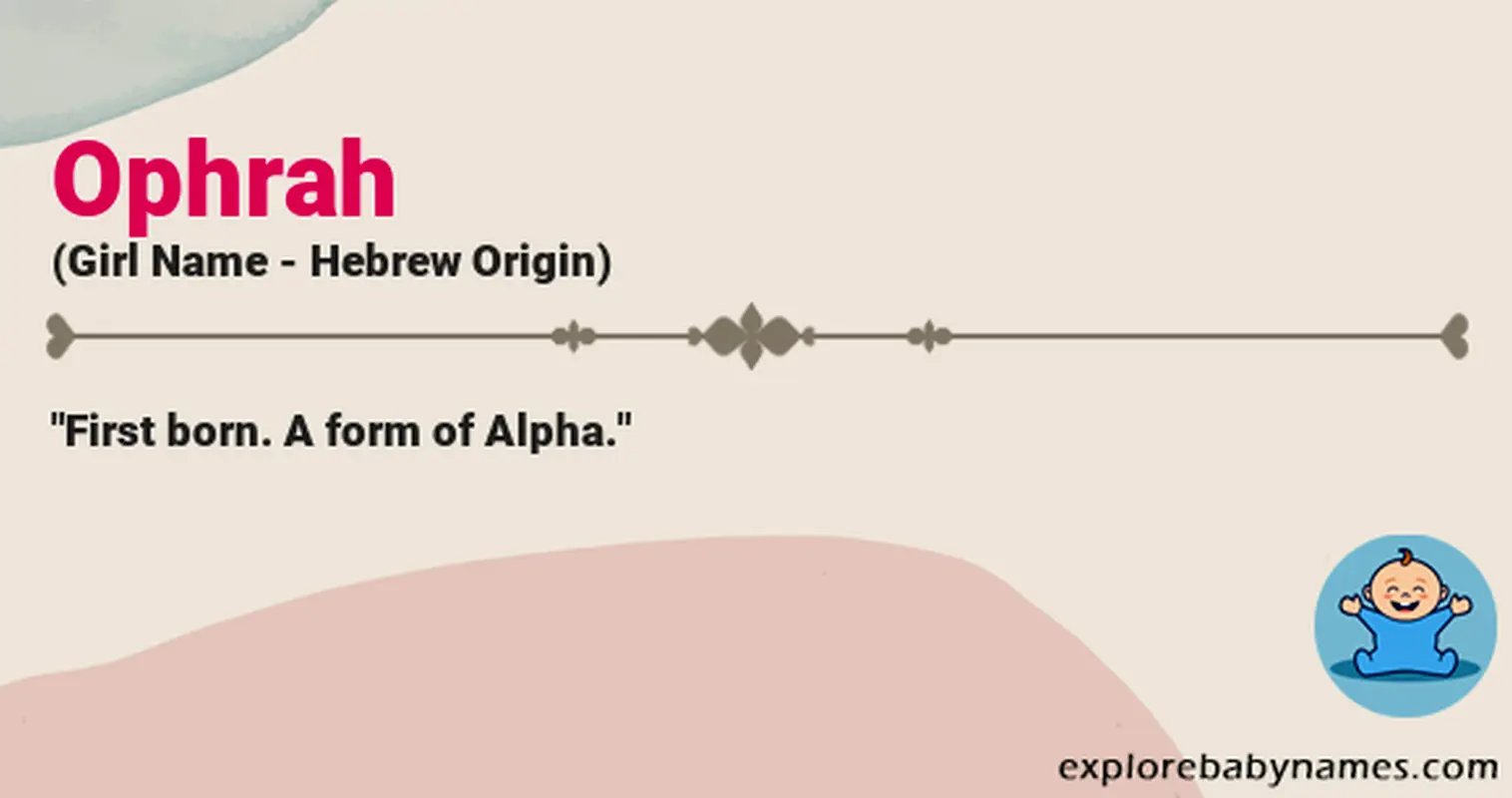 Meaning of Ophrah