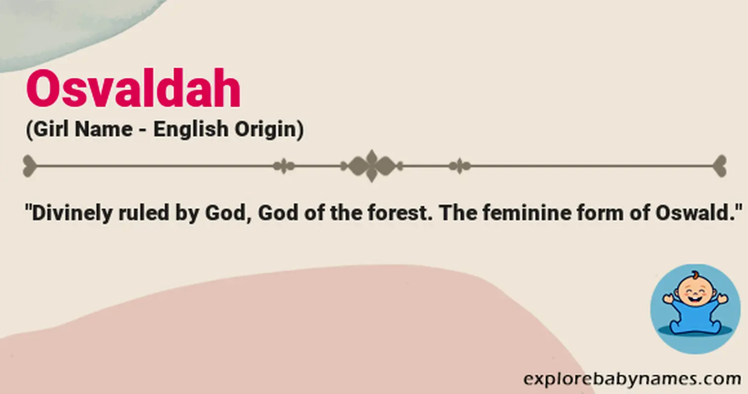 Meaning of Osvaldah
