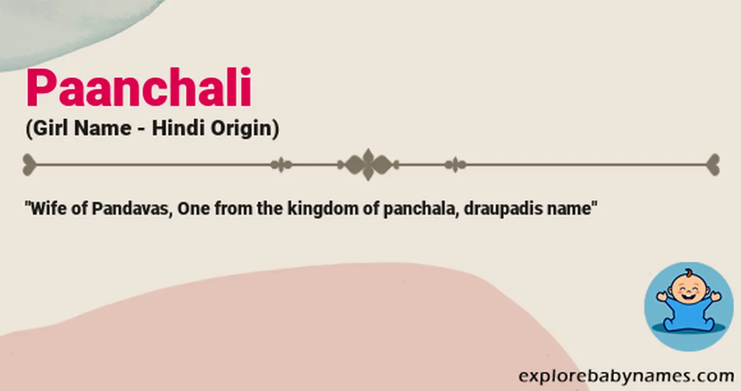 Meaning of Paanchali