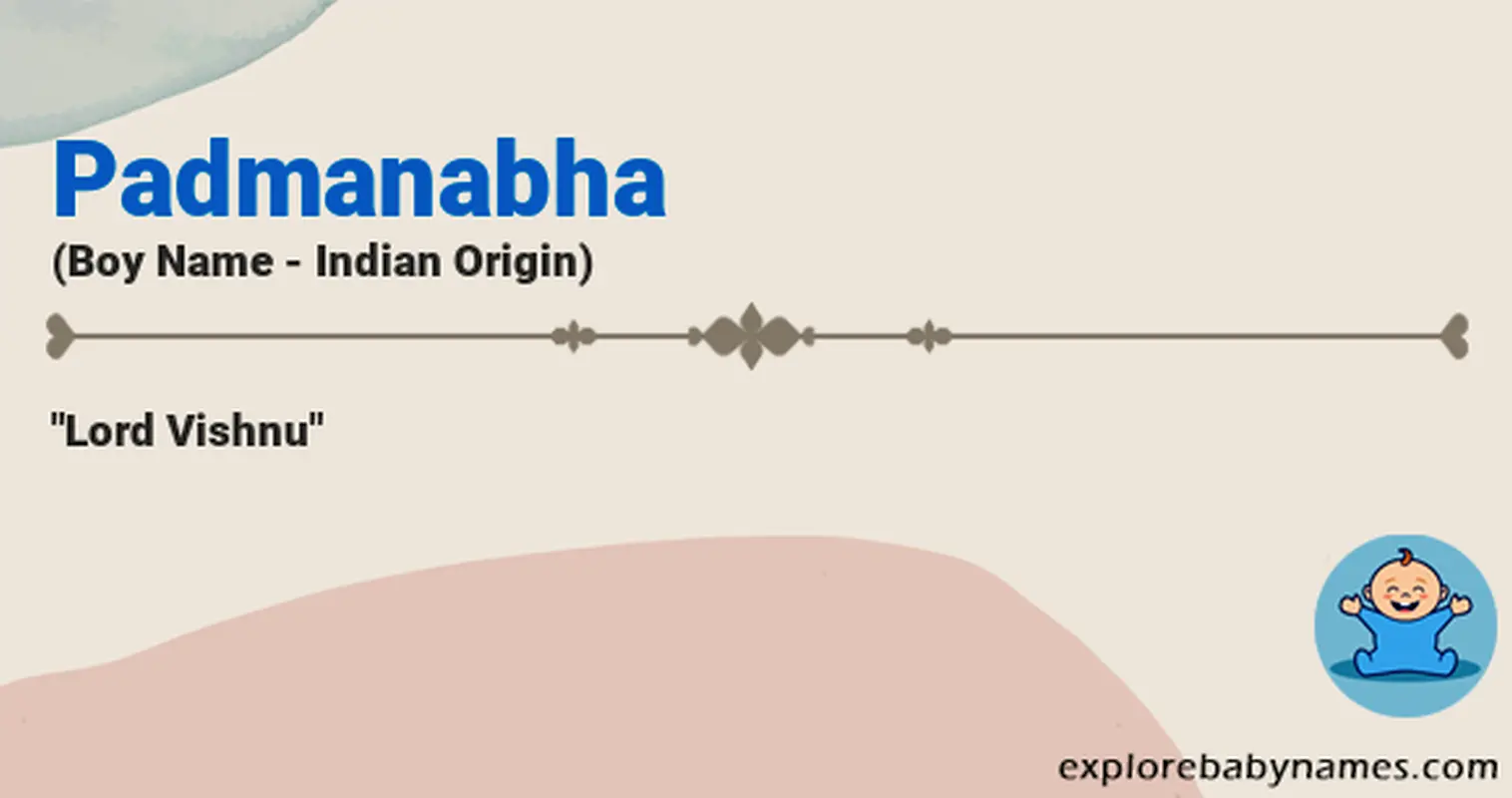 Meaning of Padmanabha