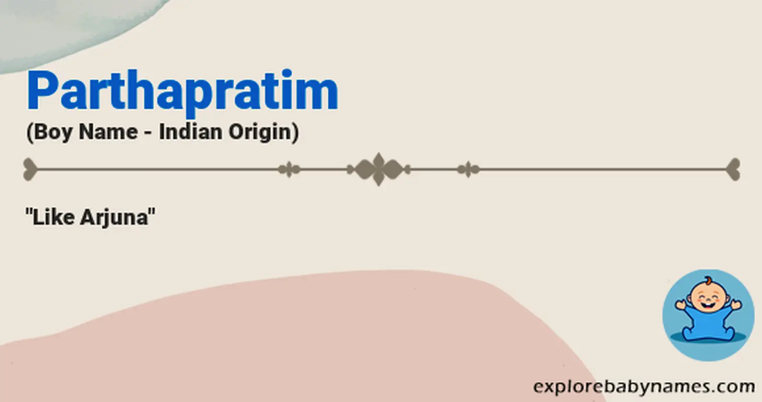 Meaning of Parthapratim