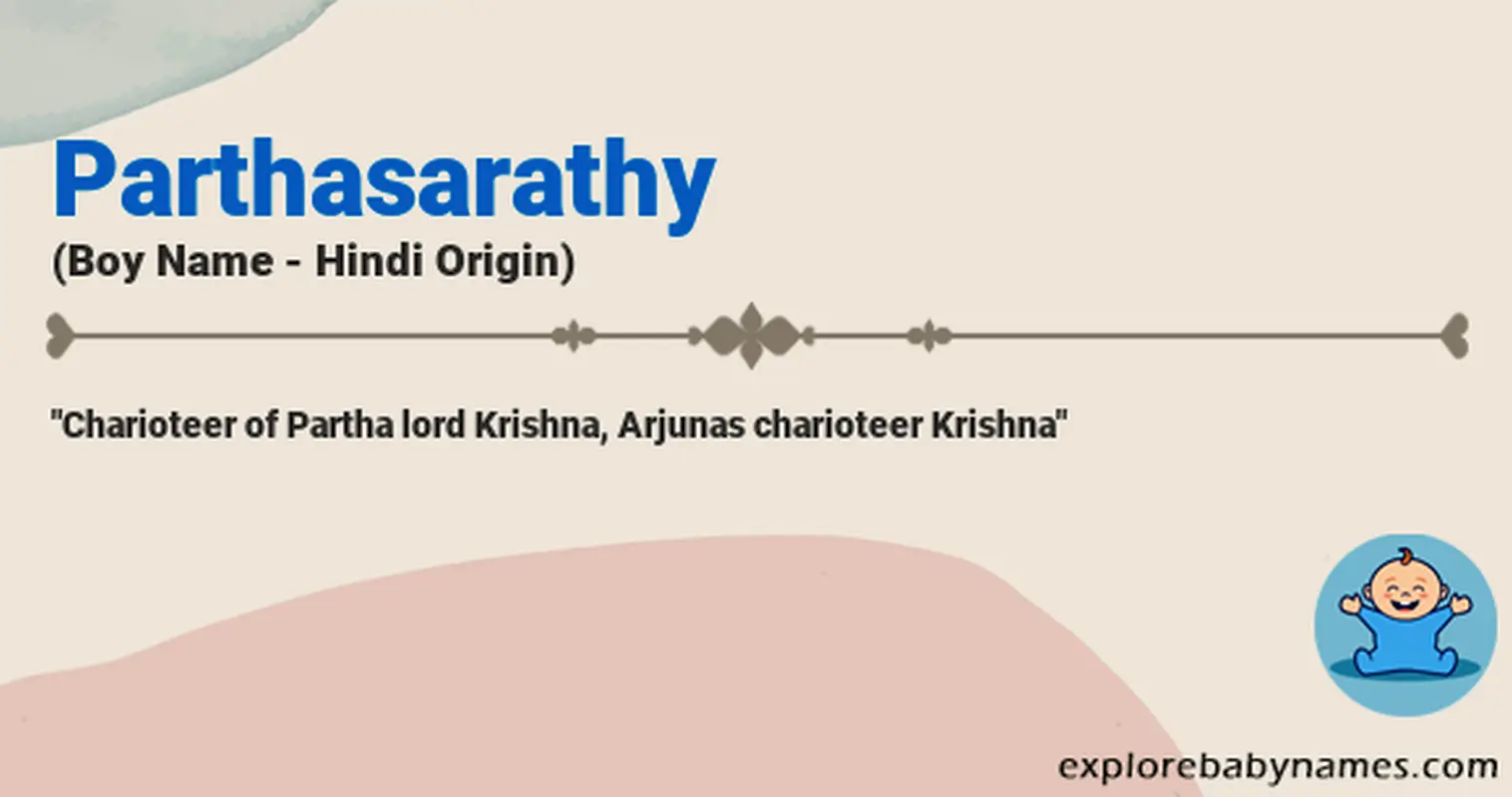 Meaning of Parthasarathy