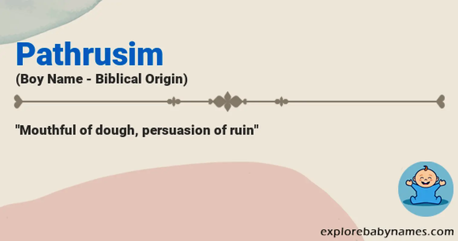 Meaning of Pathrusim