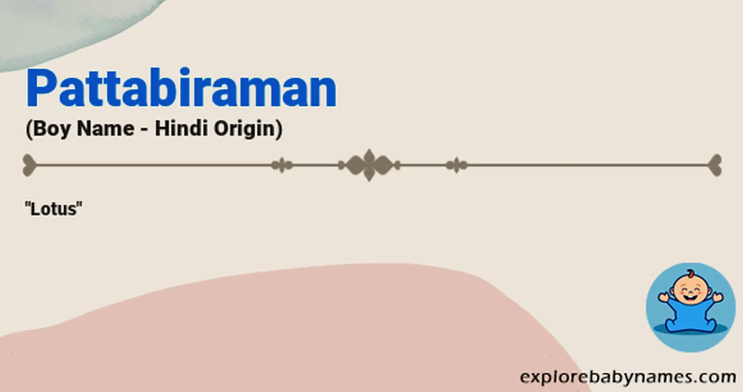 Meaning of Pattabiraman