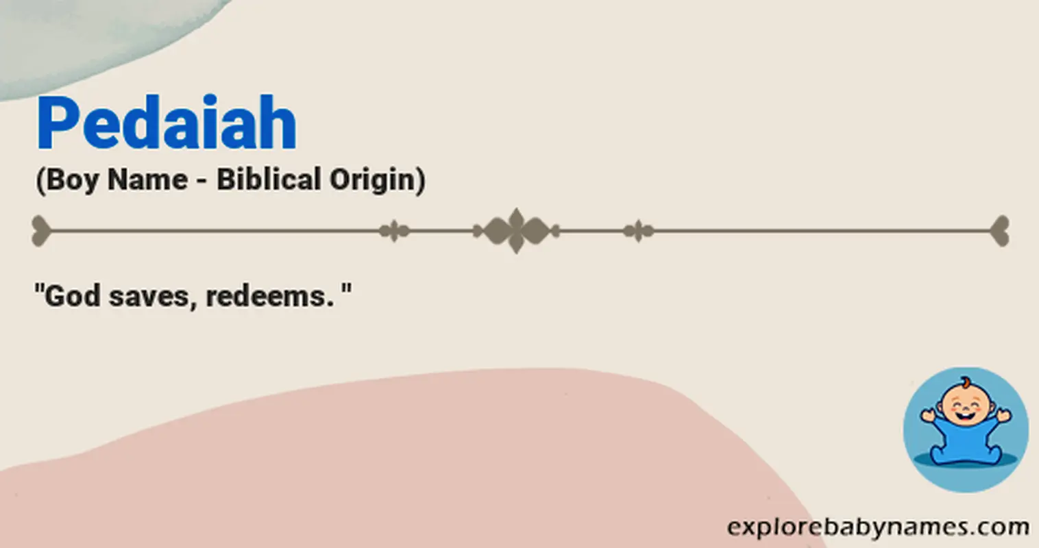 Meaning of Pedaiah