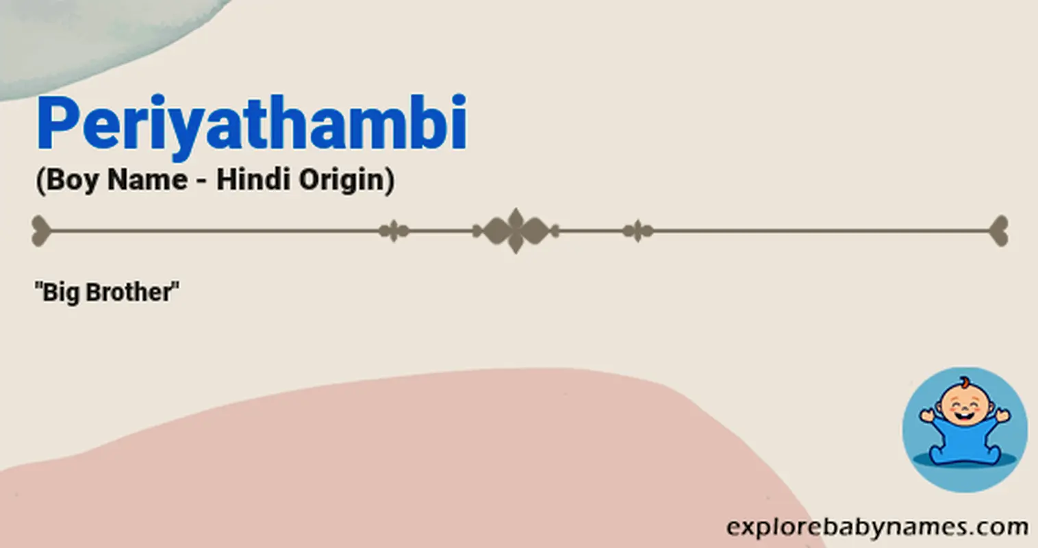 Meaning of Periyathambi
