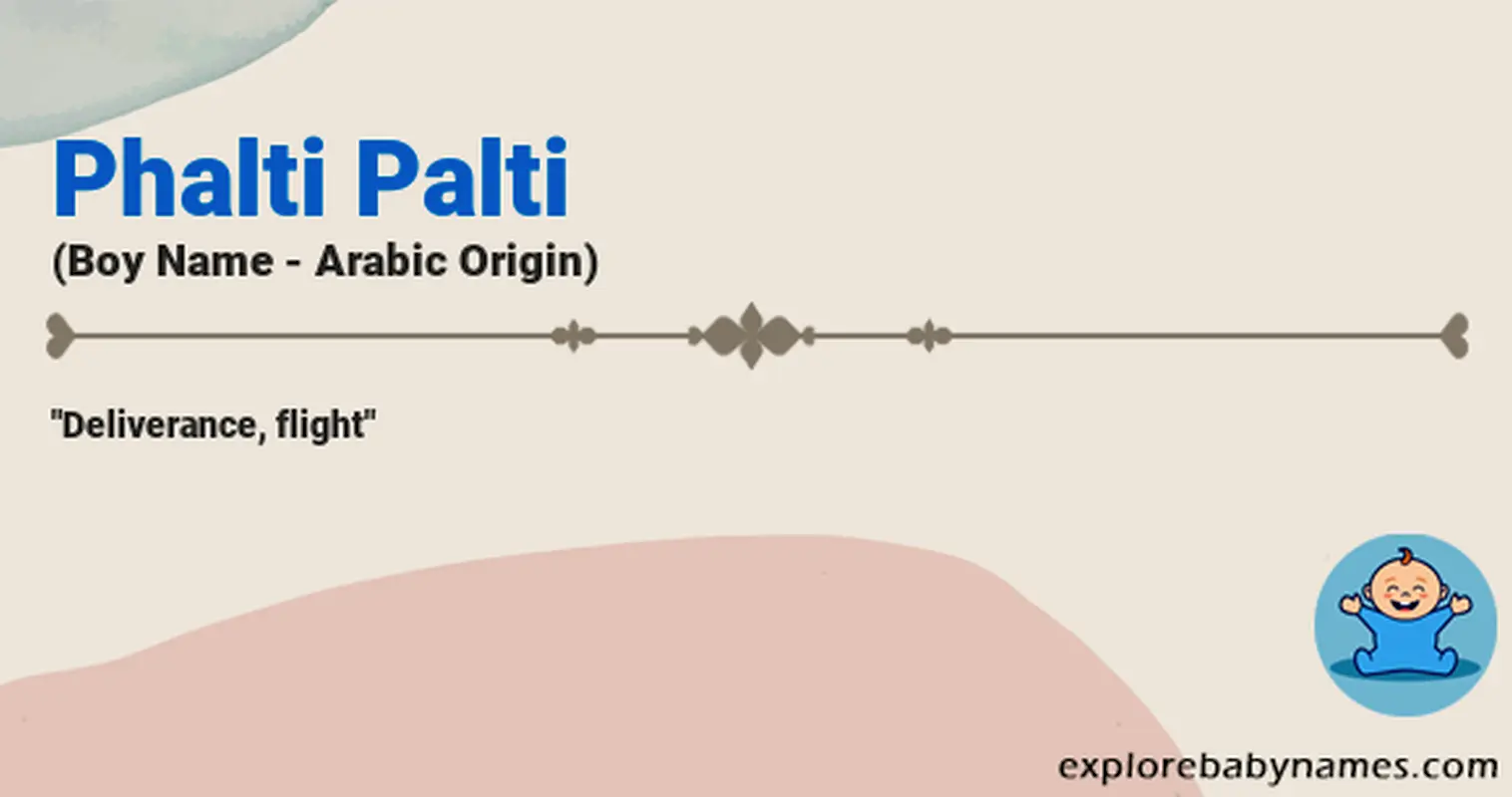 Meaning of Phalti Palti