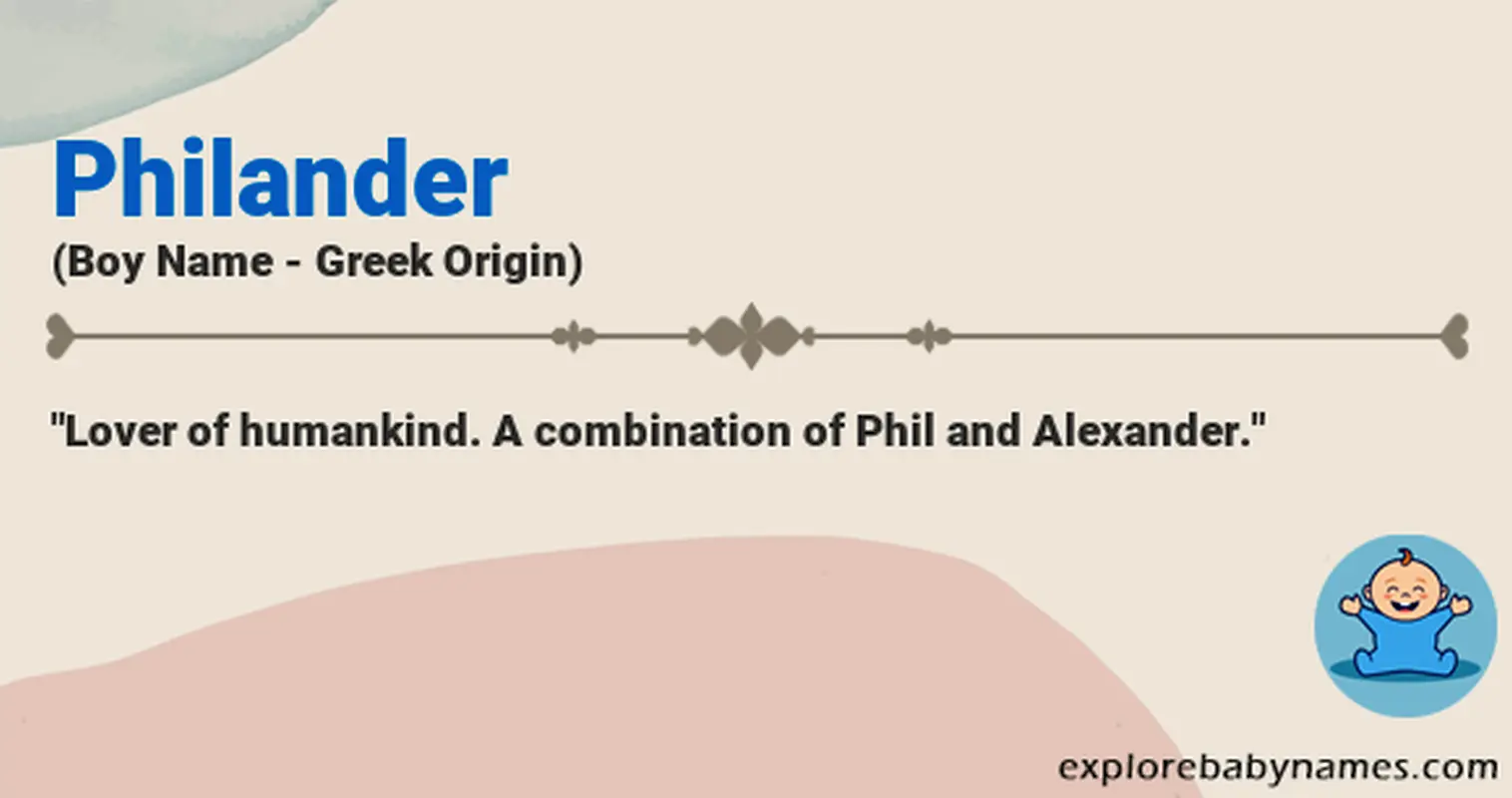 Meaning of Philander